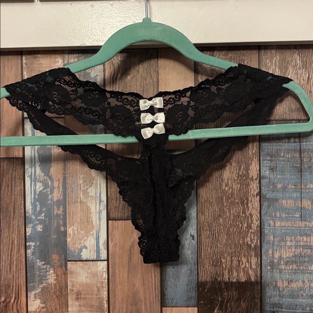 Jezebel Black Lace with White Accents